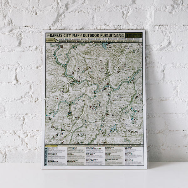 Jeremy Collins The Kansas City Map of Outdoor Pursuits