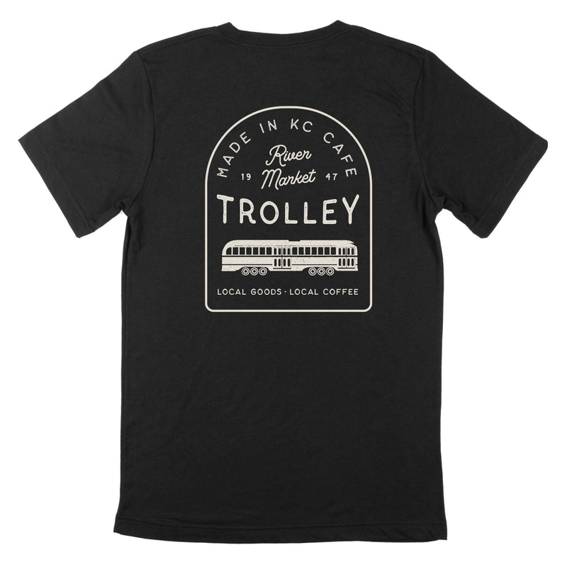 Made in KC Trolley Cafe Tee - Black