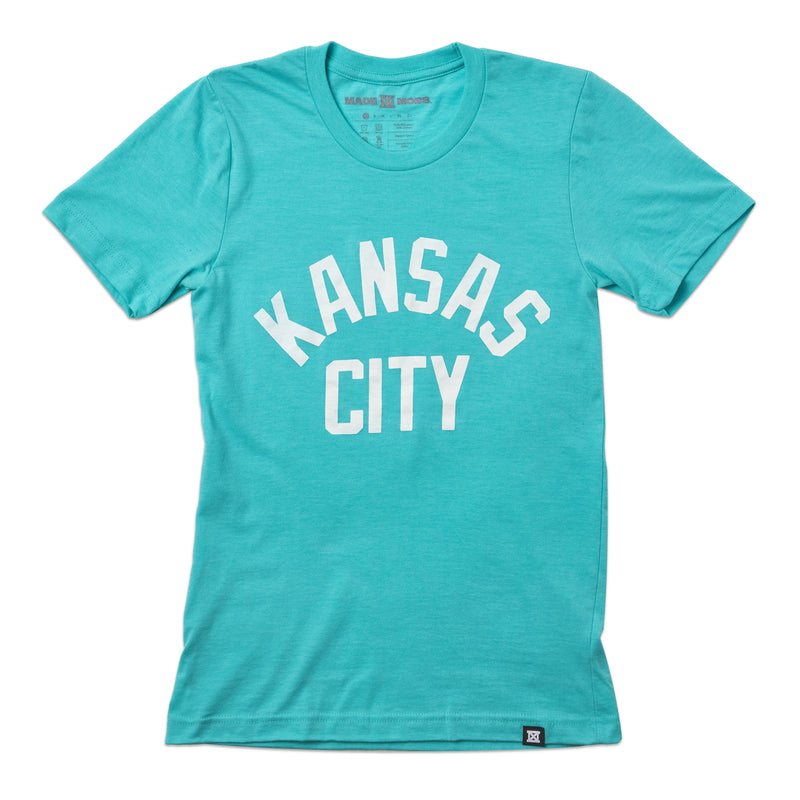 MADE MOBB Kansas City T-Shirt – Blaugrün