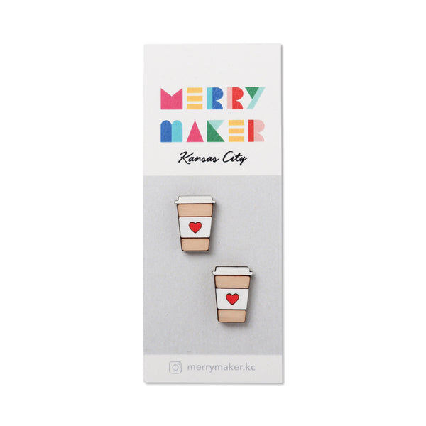 Merry Maker Coffee Cup Earrings