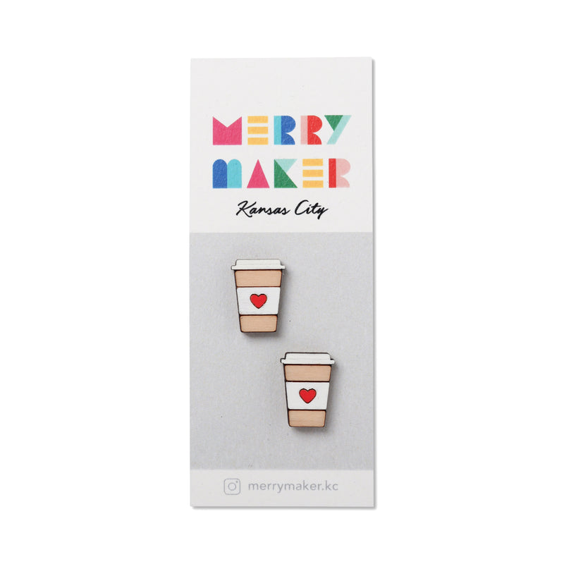 Merry Maker Coffee Cup Earrings