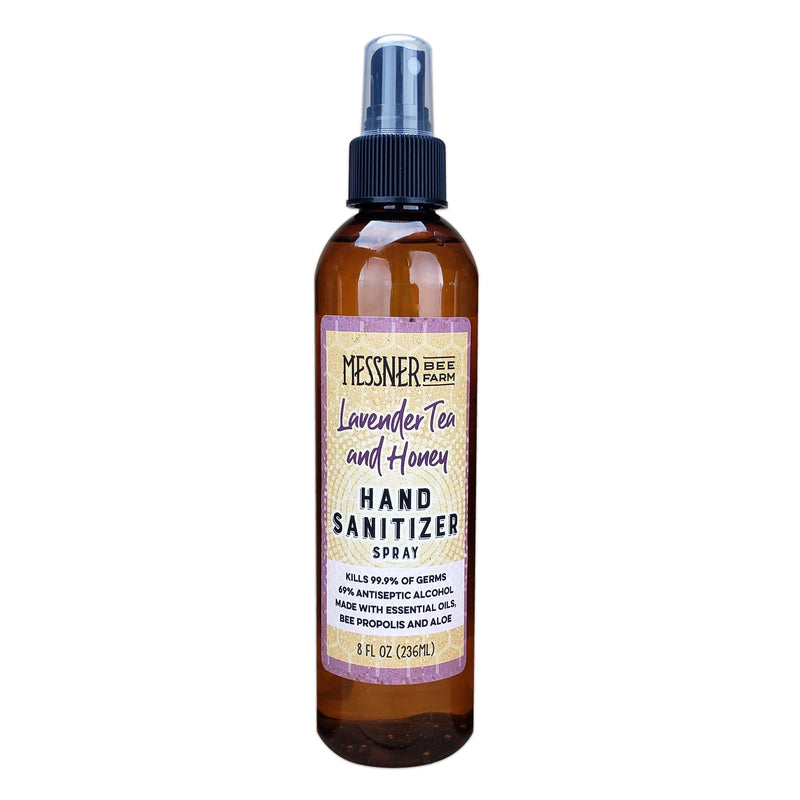 Messner Bee Farm Hand Sanitizer Spray Lavender Tea & Honey