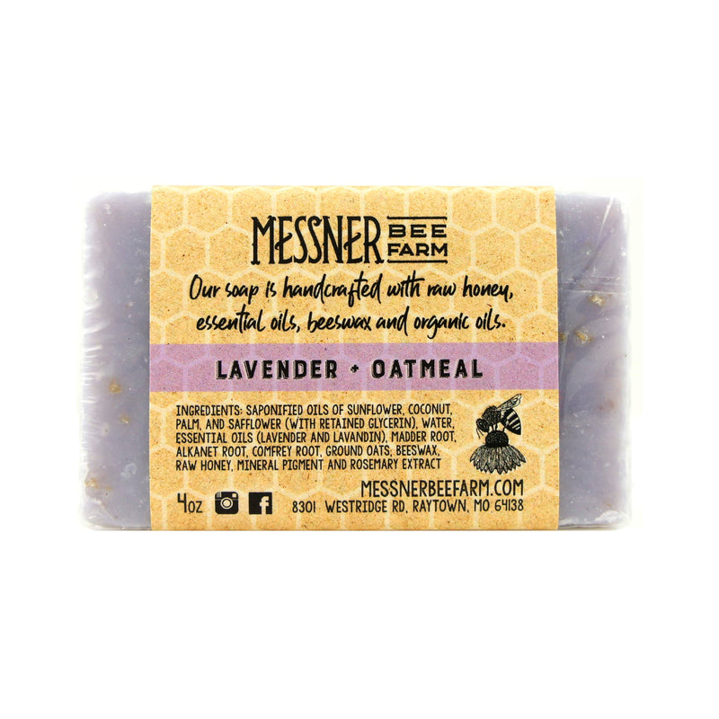 Messner Bee Farm Lavender Oatmeal Soap