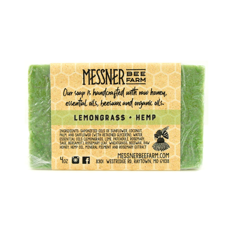 Messner Bee Farm Lemongrass Hemp Soap
