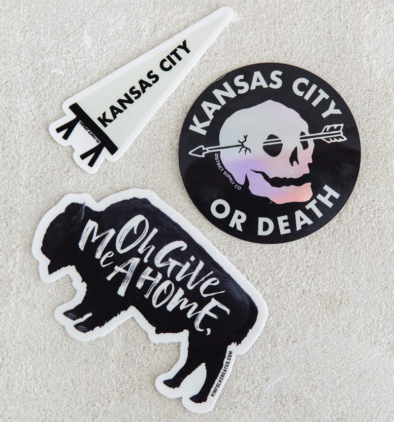 Normal Human Kansas City or Death Sticker