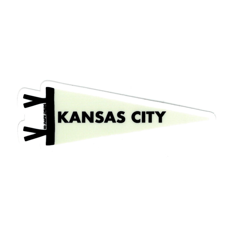 Normal Human Kansas City Pennant Sticker