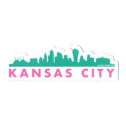 Normaler menschlicher Aufkleber für die Wolkenkratzer von Kansas City