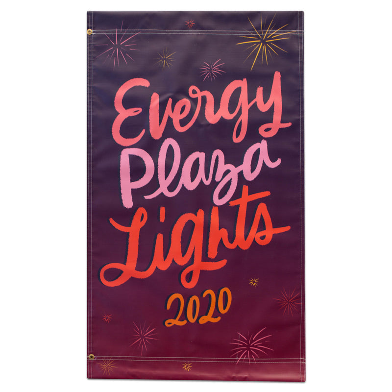 Plaza-Feiertagsbanner 2020 – Plaza-Lichter