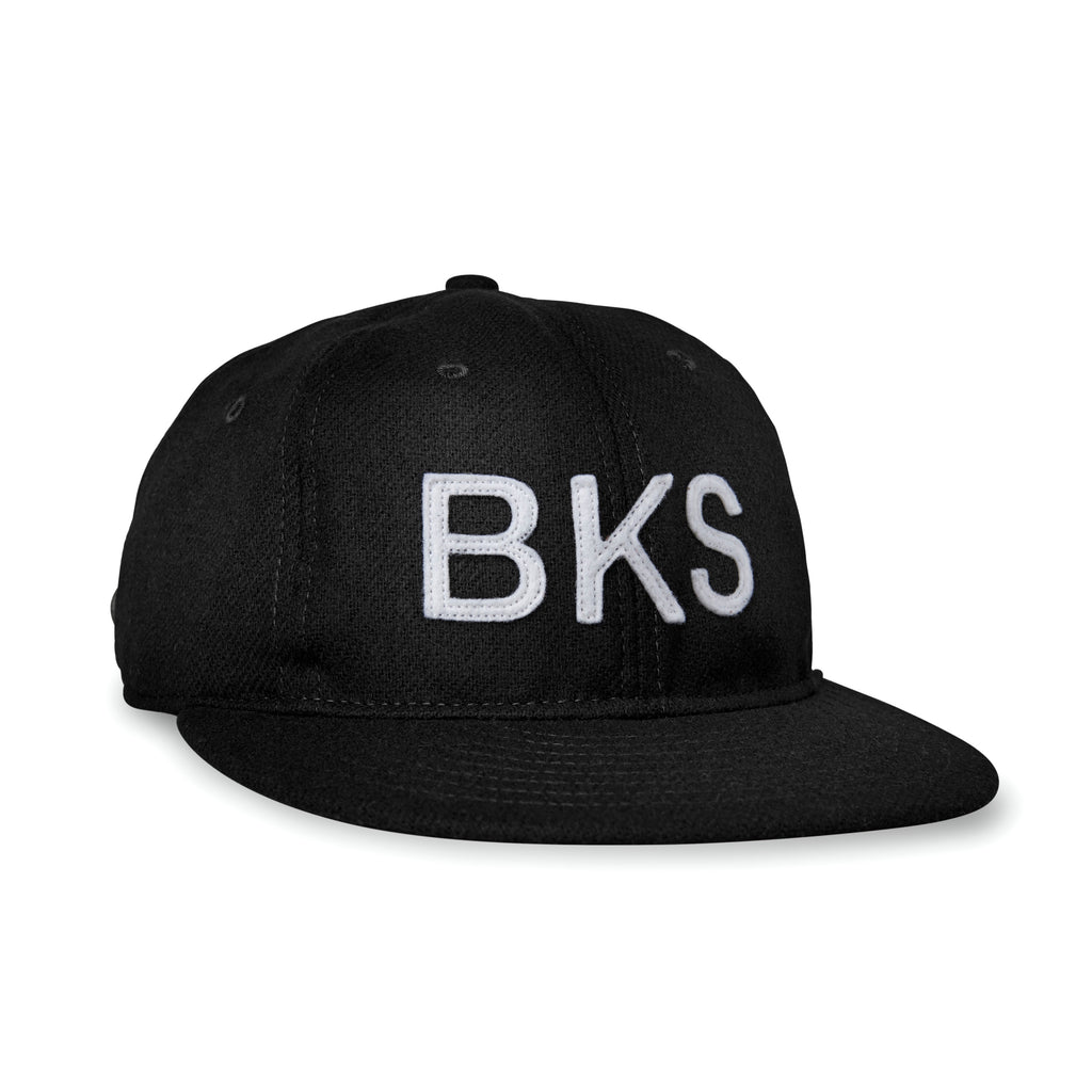 White KC - Wool Black Vintage Flatbill – Sandlot Goods