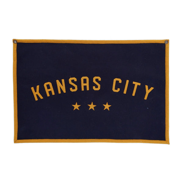 Sandlot Goods Kansas City Canvas-Flagge