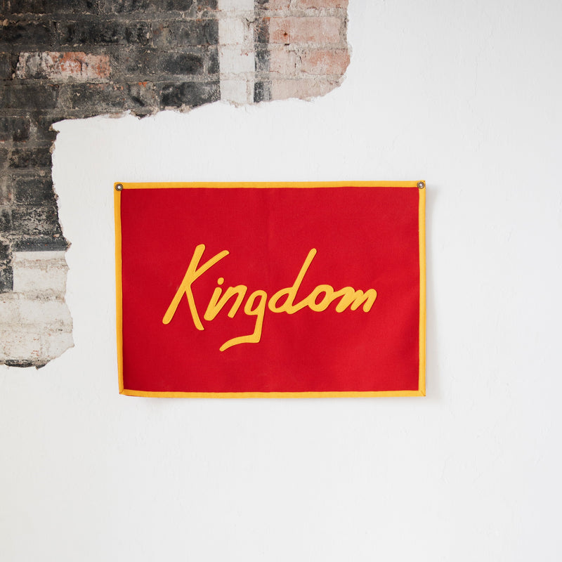 Sandlot Goods Kingdom Canvas Flag