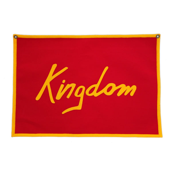 Sandlot Goods Königreich-Leinwandflagge