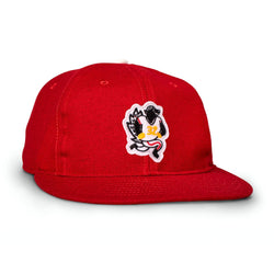 Sandlot Goods Red Vintage Flatbill Hat - Honey Badger