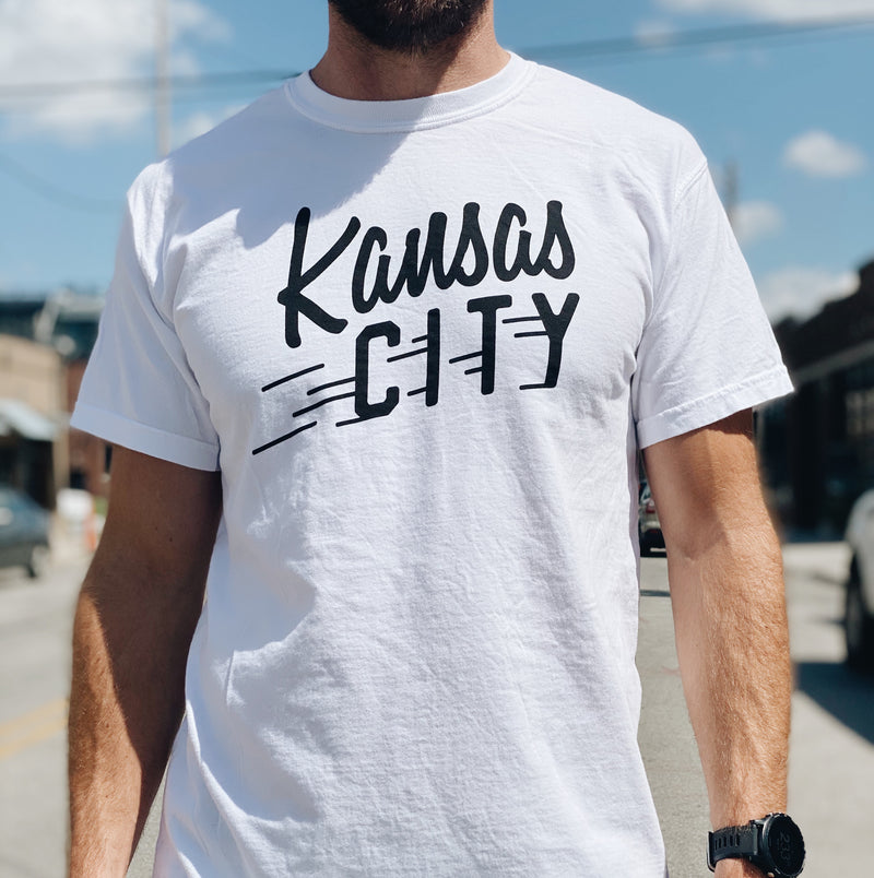 Sandlot Goods Kansas City Flyer T-Shirt – Weiß