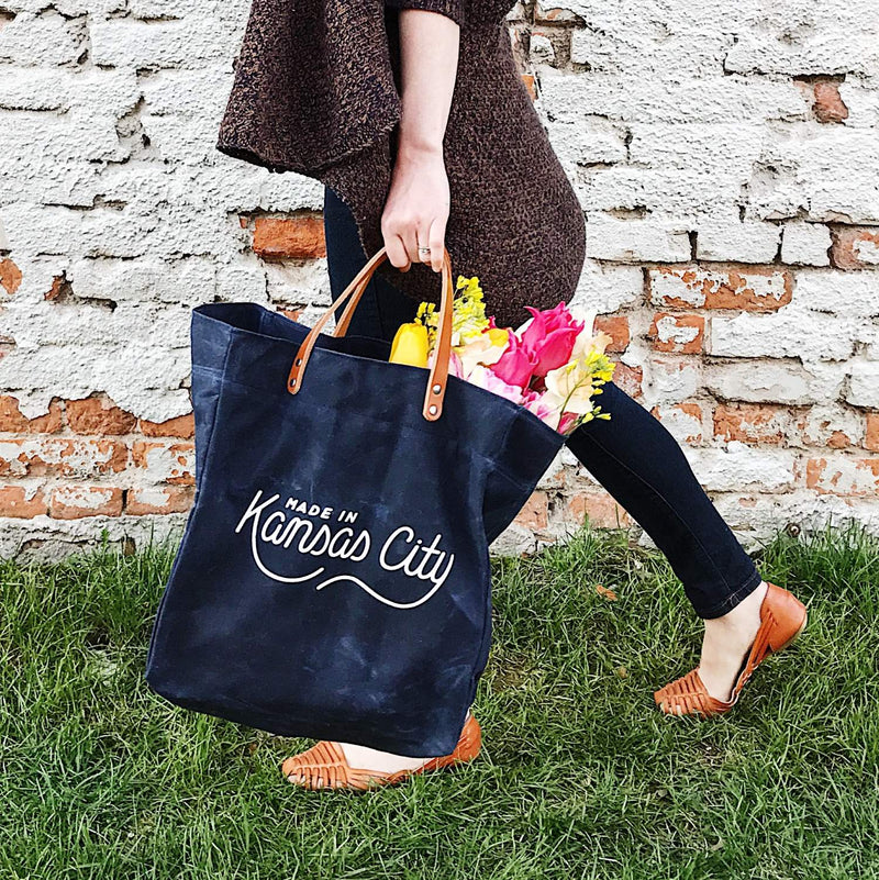 Made in Kansas City x Sandlot Goods Exclusive Tote - Navy