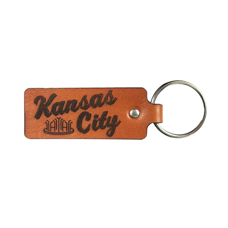 Sandlot Goods Kansas City Leder-Schlüsselanhänger
