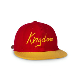 Sandlot Goods Red/Gold Vintage Flatbill Hat - Kingdom