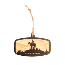 Say It On Wood KC Scout Woodcut Ornament