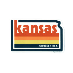 Super Cub Kansas Vintage Sticker