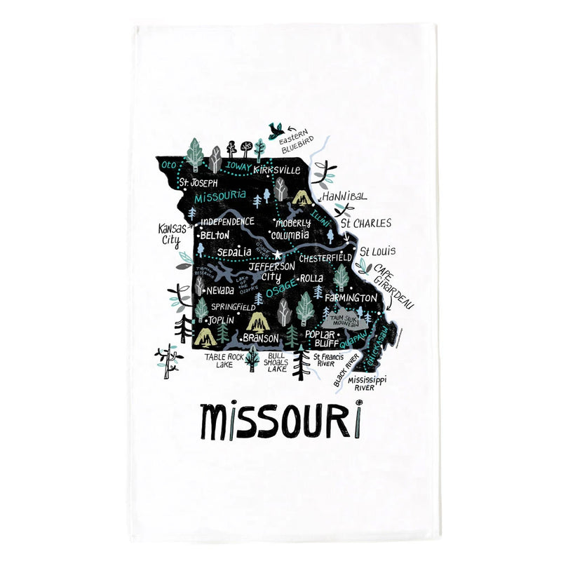 Tammy Smith State of Missouri Tea Towel