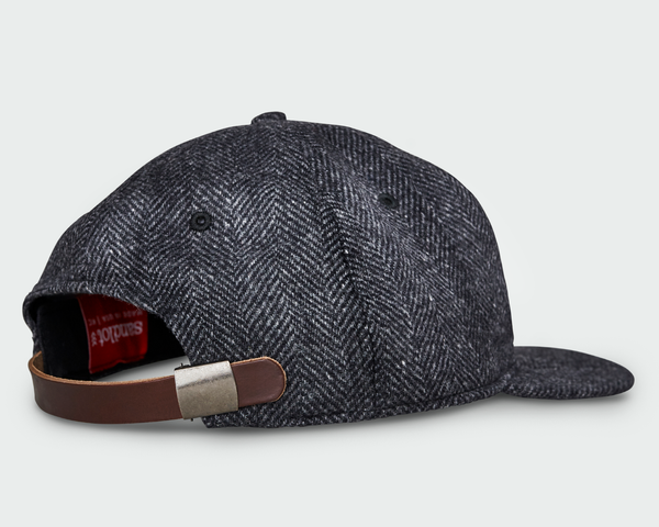 Sandlot Goods Graphite Woolrich Deadstock Vintage Flatbill Hat - Grey KC
