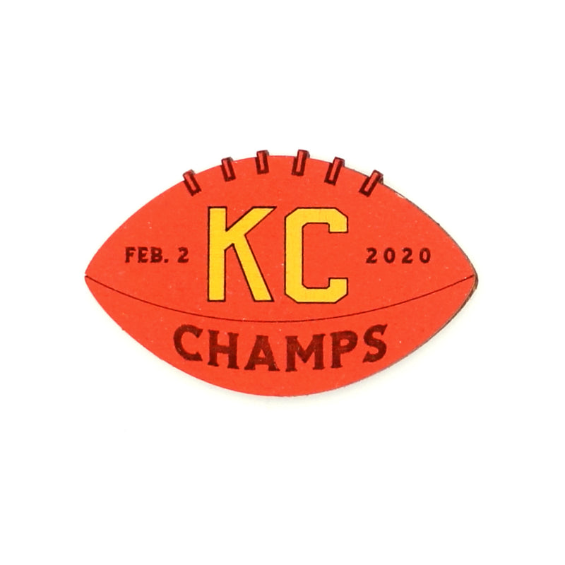 Wee Woodworks KC Champs Magnet – Rot