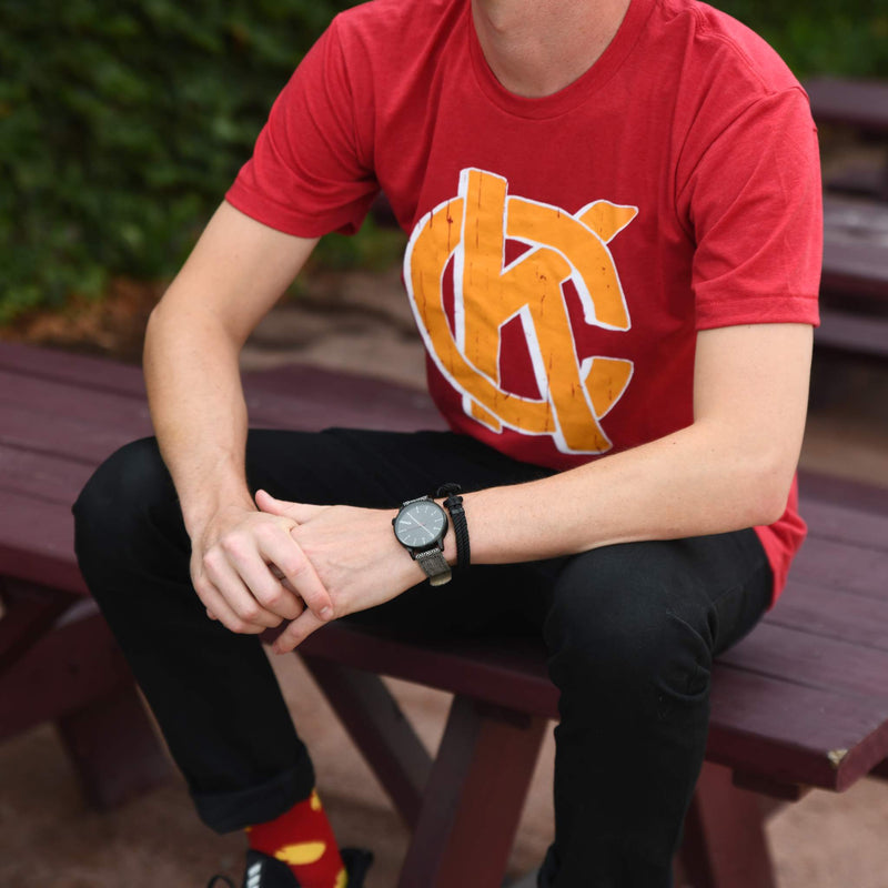 Wonderboy Apparel KC T-Shirt – Rot und Gelb