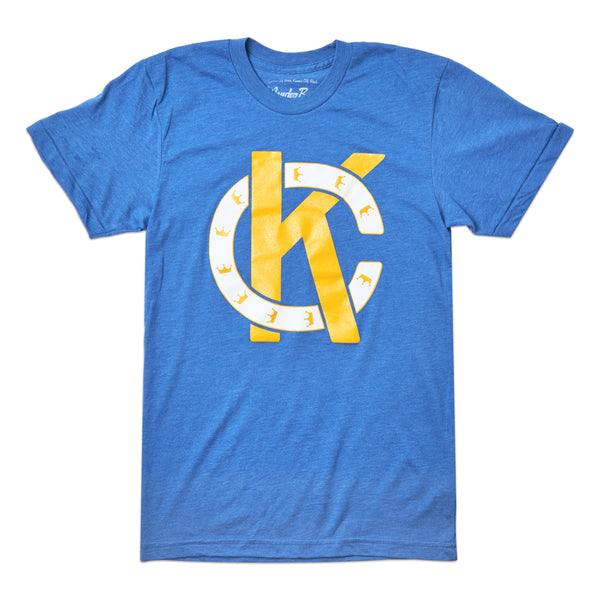 Wonderboy Apparel KC Crowned T-Shirt – Königsblau