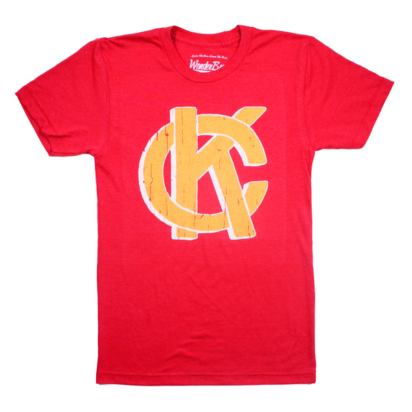 Wonderboy Apparel KC T-Shirt – Rot und Gelb