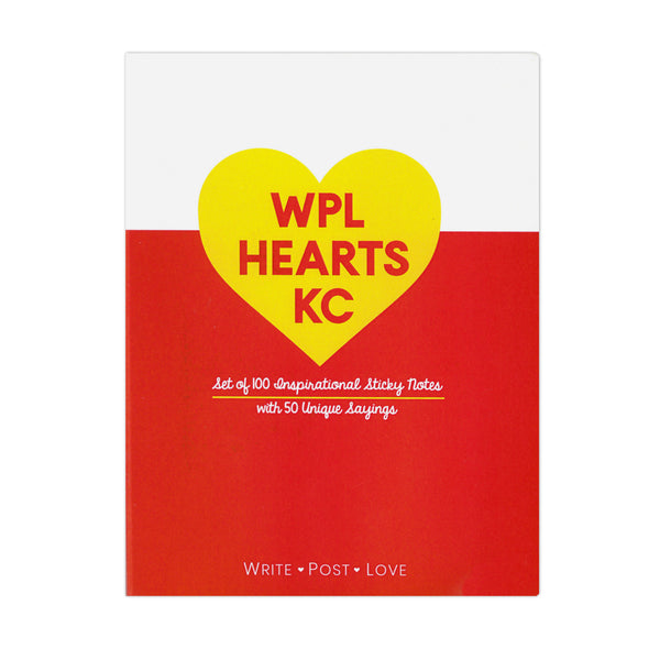 Schreiben Sie einen Beitrag mit inspirierenden Haftnotizen von Love Hearts KC