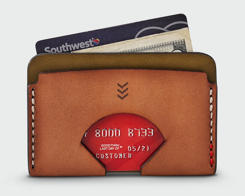 Sandlot Goods The Monarch - Olive and Tan Wallet