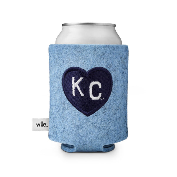 wlle x Charlie Hustle KC Heart Drink Sweater - Light Blue