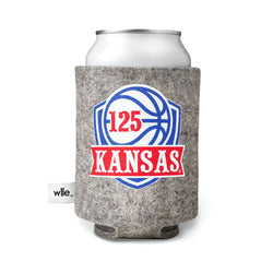 Wlle University of Kansas Drink Sweater – 125 Jahre Basketball – Granit