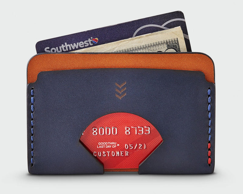 Sandlot Goods The Monarch - Tan and Navy Wallet